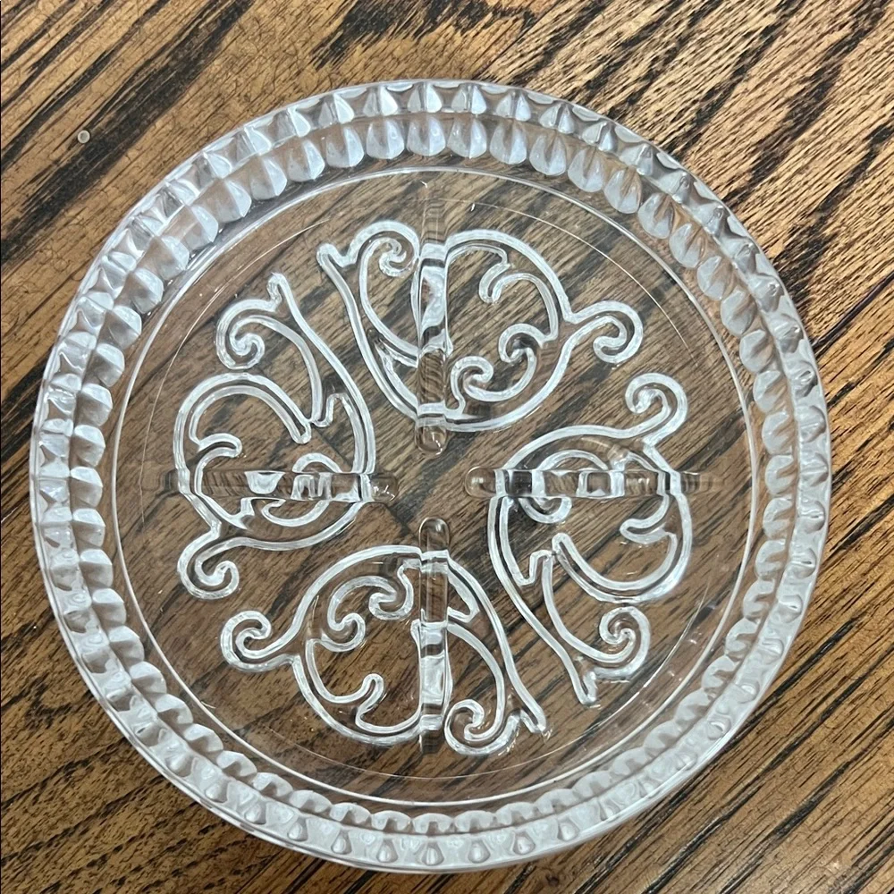 Lenox NWT Crystal Coasters Set of Eight Vintage Cut Glass Design Original Boxes